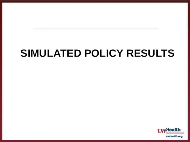 SIMULATED POLICY RESULTS
