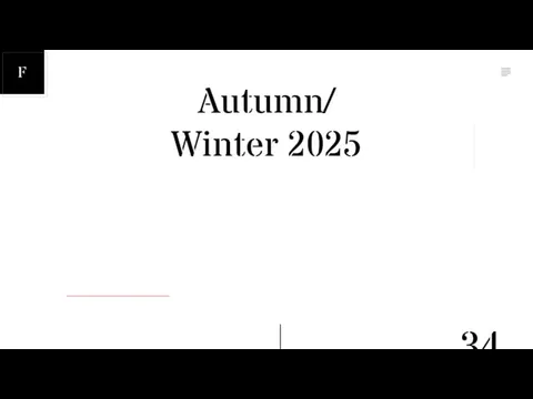 Autumn/ Winter 2025