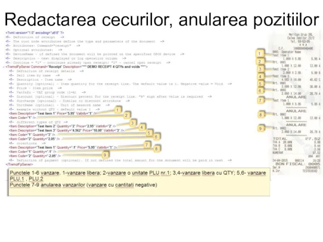 Redactarea cecurilor, anularea pozitiilor