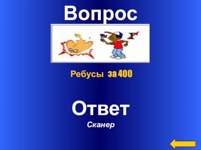 Вопрос Ответ Сканер Ребусы за 400