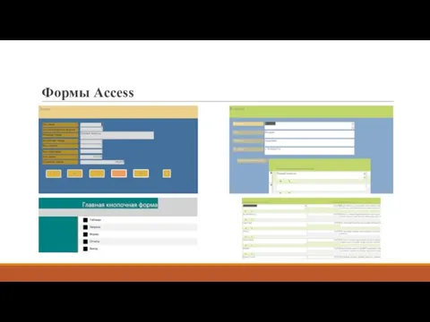 Формы Access