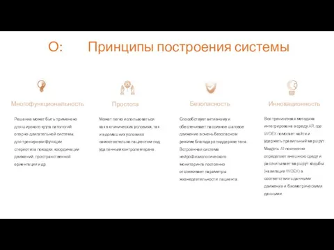 Многофункциональность WO:EX Принципы построения системы Решение может быть применено для широкого круга