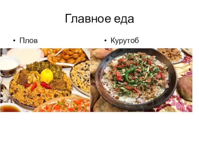 Главное еда Курутоб Плов