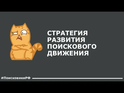 СТРАТЕГИЯ РАЗВИТИЯ ПОИСКОВОГО ДВИЖЕНИЯ #ПоисковикиРФ