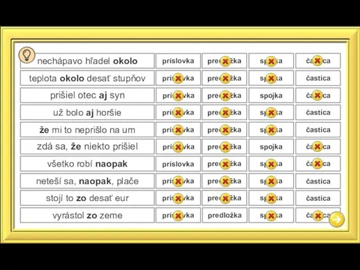 nechápavo hľadel okolo častica príslovka spojka predložka teplota okolo desať stupňov príslovka