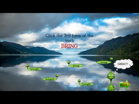 Click the 3rd form of the verb BRING GREAT! www.vk.com/egppt