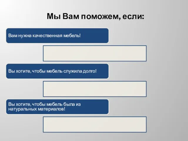 Вам нужна качественная мебель! Вы хотите, чтобы мебель служила долго! Вы хотите,