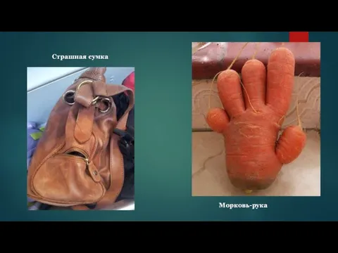 Морковь-рука Страшная сумка