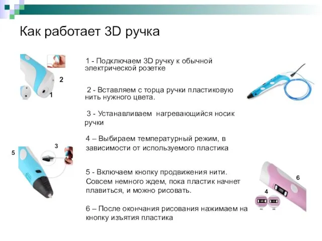 Как работает 3D ручка 1 - Подключаем 3D ручку к обычной электрической