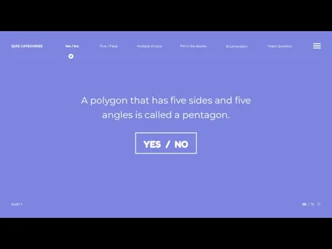 A polygon that has five sides and five angles is called a