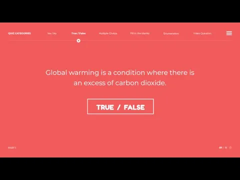 Global warming is a condition where there is an excess of carbon