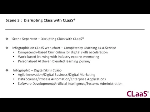 Scene 3 : Disrupting Class with CLaaS® Scene Separator – Disrupting Class