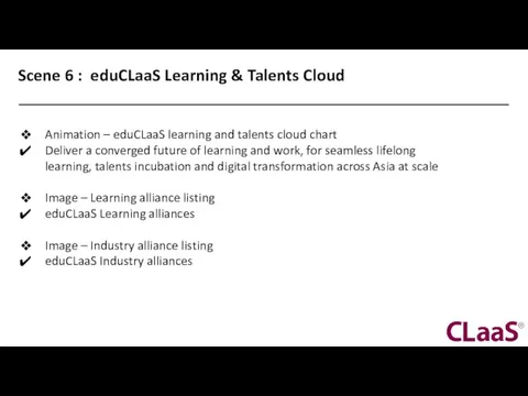 Scene 6 : eduCLaaS Learning & Talents Cloud Animation – eduCLaaS learning