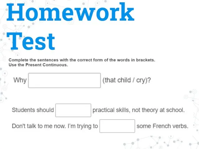 Homework Test