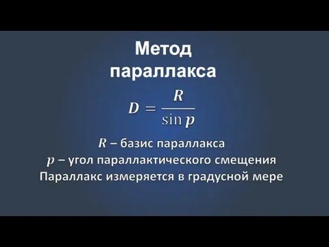 Метод параллакса