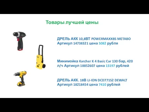 ДРЕЛЬ АКК 10,8ВТ POWERMAXXBS METABO Артикул 14738321 цена 5082 рубля Минимойка Karcher