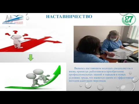 Являюсь наставником молодых специалистов и вновь принятых работников в приобретении профессиональных знаний