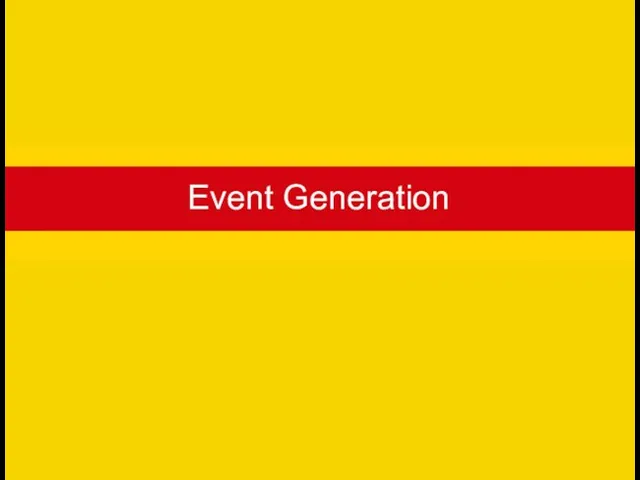 Event Generation