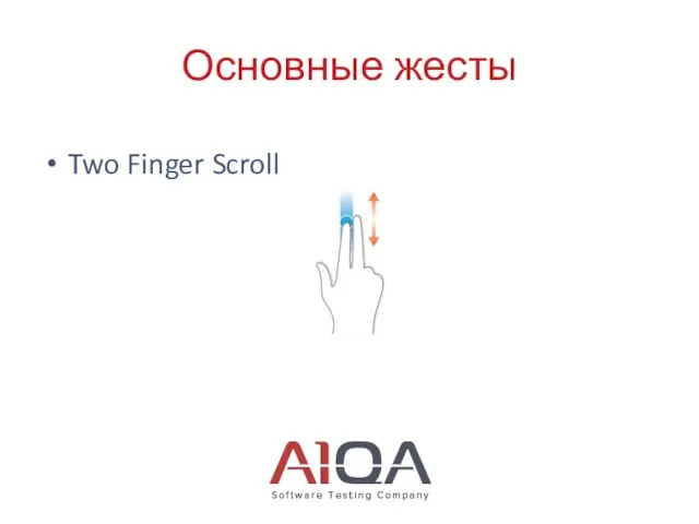 Основные жесты Two Finger Scroll