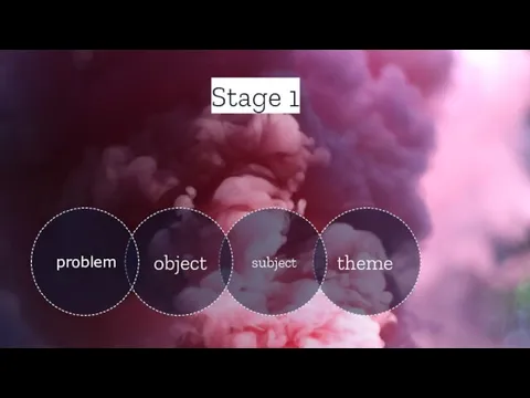 Stage 1 theme subject object problem