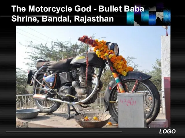 The Motorcycle God - Bullet Baba Shrine, Bandai, Rajasthan