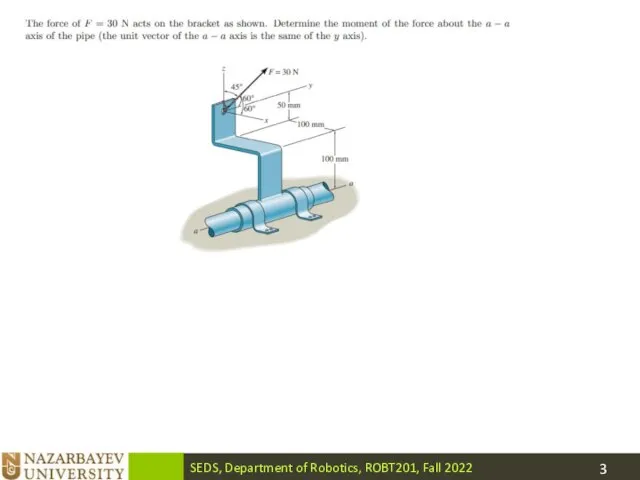 SEDS, Department of Robotics, ROBT201, Fall 2022