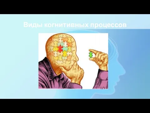 Виды когнитивных процессов