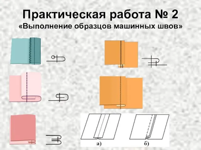 Практическая работа № 2 «Выполнение образцов машинных швов»