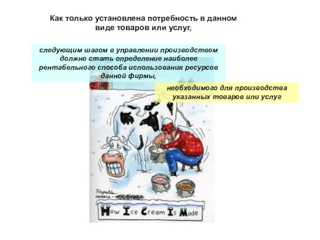 Как только установлена потребность в данном виде товаров или услуг, необходимого для