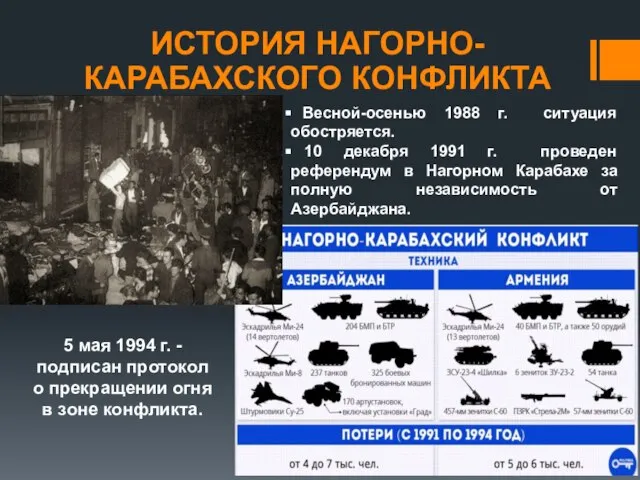 Весной-осенью 1988 г. ситуация обостряется. 10 декабря 1991 г. проведен референдум в