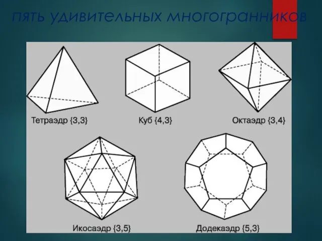 пять удивительных многогранников