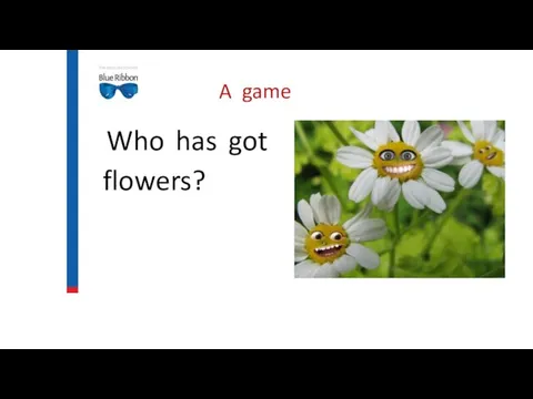 A game Who has got flowers?