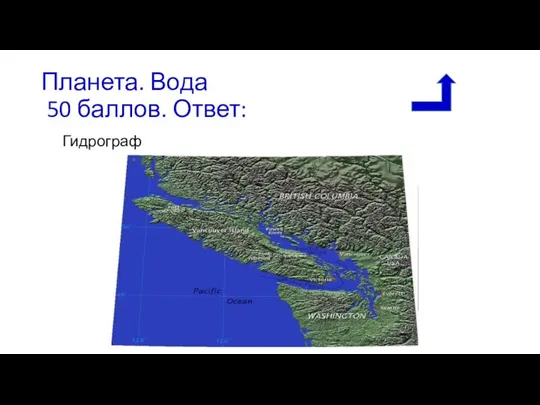 Планета. Вода 50 баллов. Ответ: Гидрограф