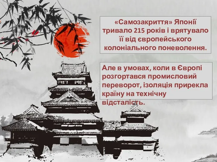 «Самозакриття» Японії тривало 215 років і врятувало її від європейського колоніального поневолення.