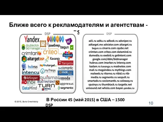 Ближе всего к рекламодателям и агентствам - DSP В России 45 (май