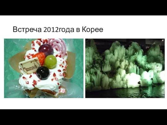 Встреча 2012года в Корее