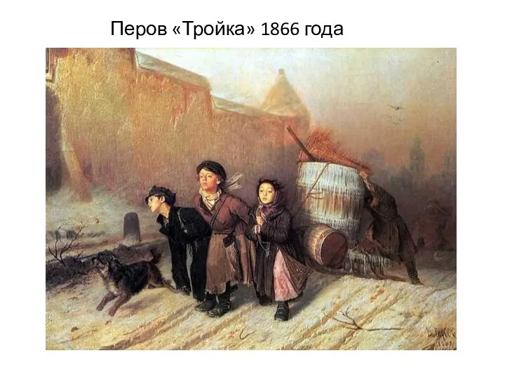 Перов «Тройка» 1866 года