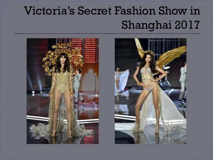 Victoria’s Secret Fashion Show in Shanghai 2017