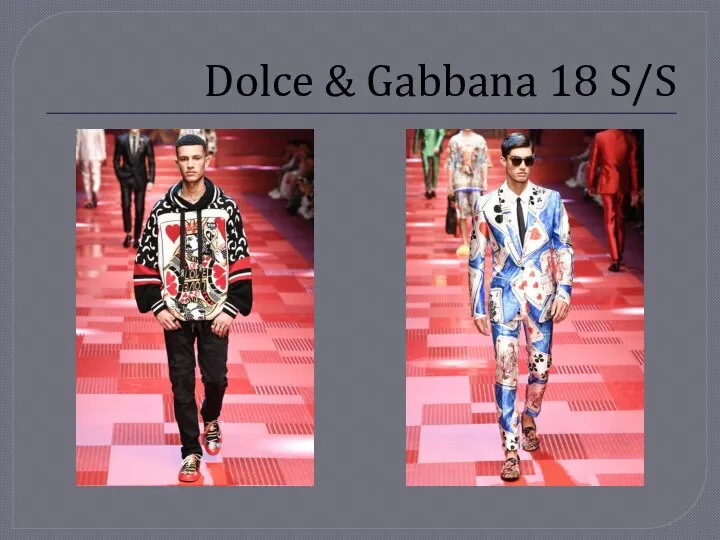 Dolce & Gabbana 18 S/S