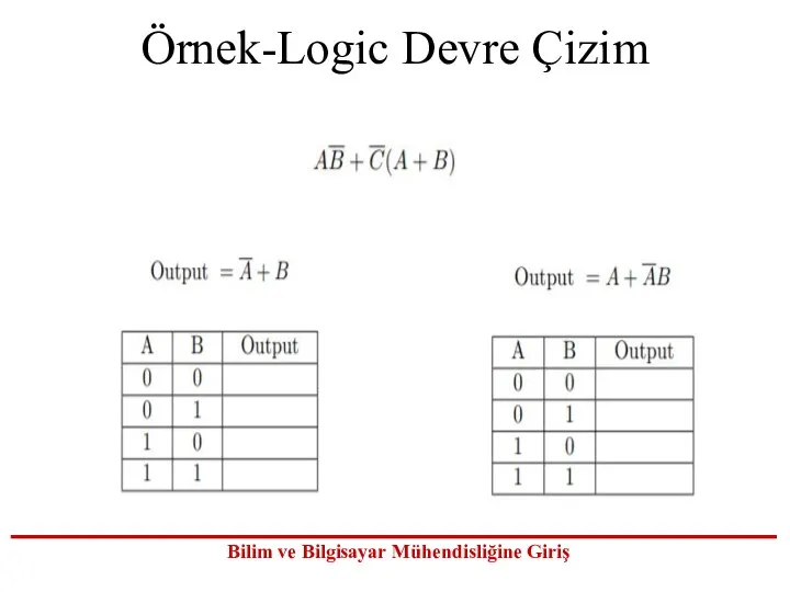 Örnek-Logic Devre Çizim