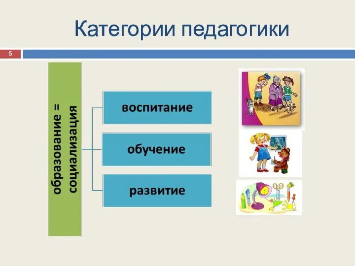 Категории педагогики