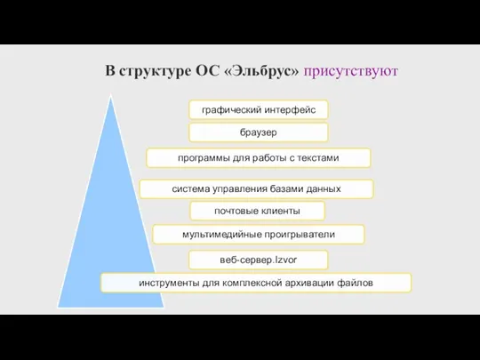 В структуре ОС «Эльбрус» присутствуют