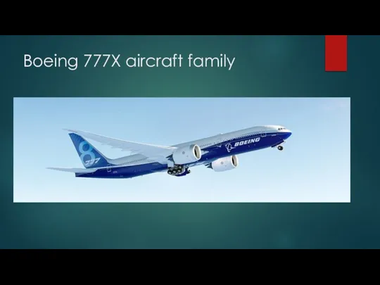 Boeing 777X aircraft family