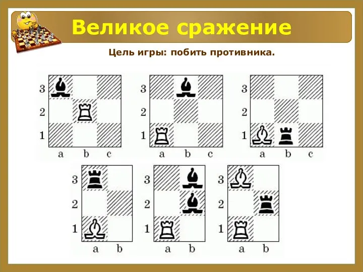 Великое сражение Цель игры: побить противника.