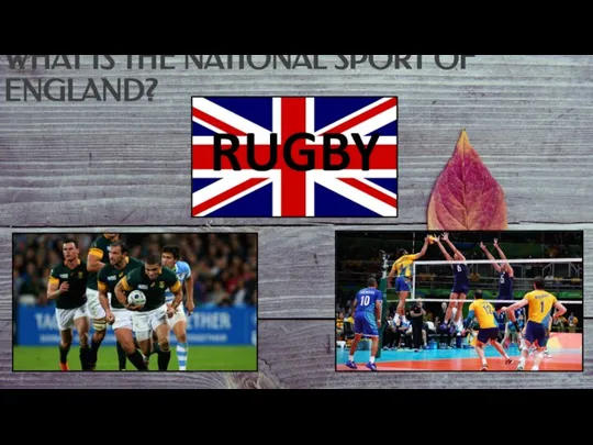 WHAT IS THE NATIONAL SPORT OF ENGLAND? RUGBY