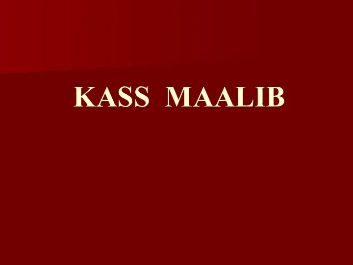 KASS MAALIB