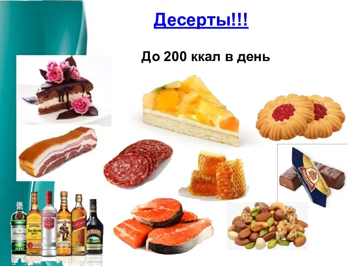 Десерты!!! До 200 ккал в день