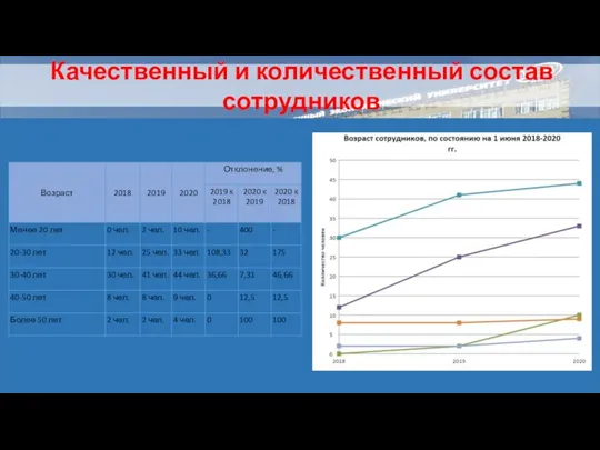 Качественный и количественный состав сотрудников