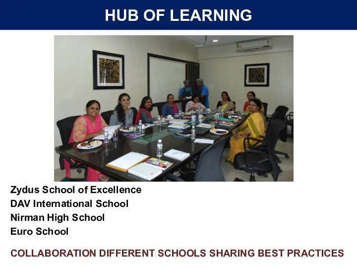 HUB OF LEARNING Zydus School of Excellence DAV International School Nirman High