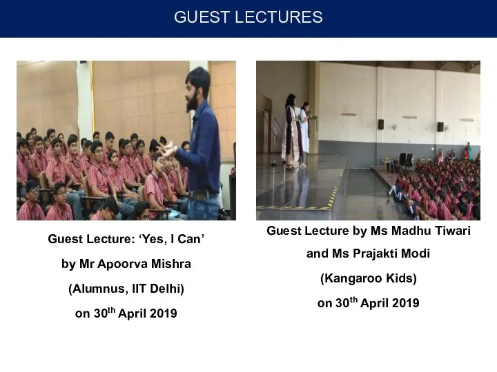 Guest Lecture: ‘Yes, I Can’ by Mr Apoorva Mishra (Alumnus, IIT Delhi)